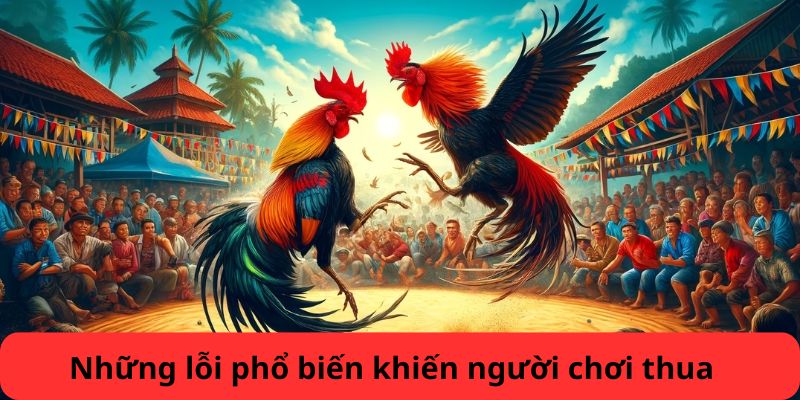 Những lỗi phổ biến khi chơi đá gà cựa dao 18WIN